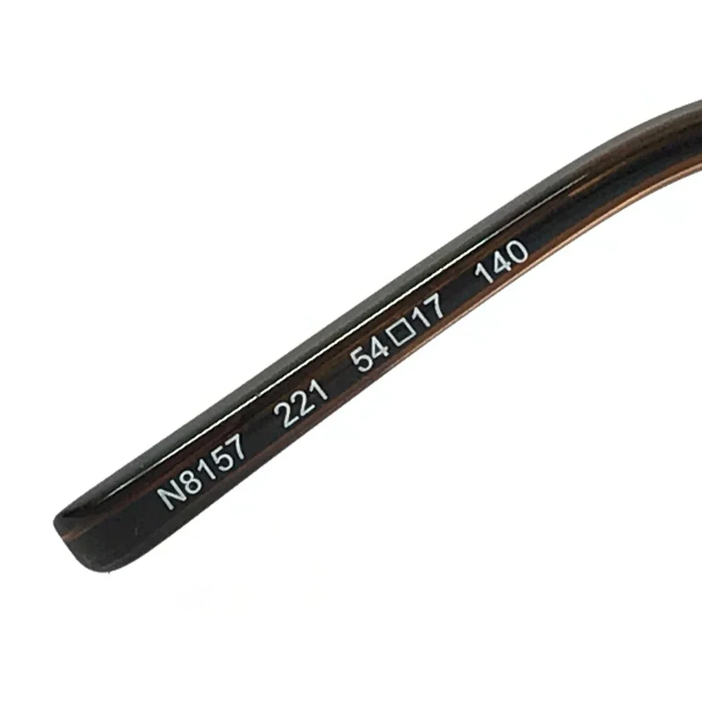 Nautica Eyeglasses Frames N8157 221 Brown Horn Rectangle Full Rim 54-17-140